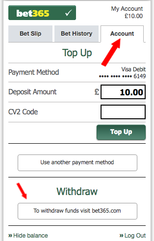 bet online withdraw money from poker account